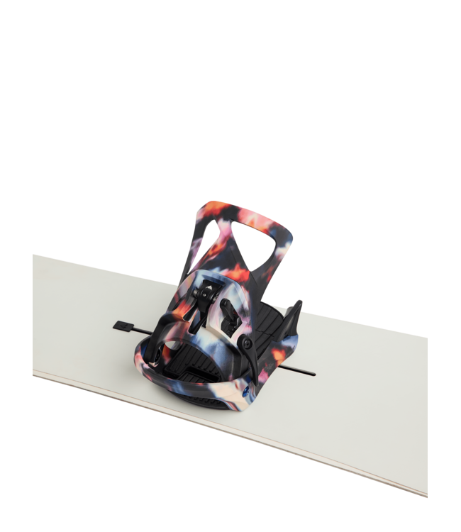 BURTON WOMENS STEP ON SNOWBOARD BINDINGS FLORAL BLUR 2026