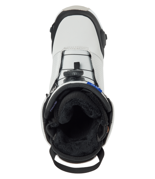 BURTON WOMENS HIGHSHOT STEP ON SNOWBOARD BOOTS GREY CLOUD 2026