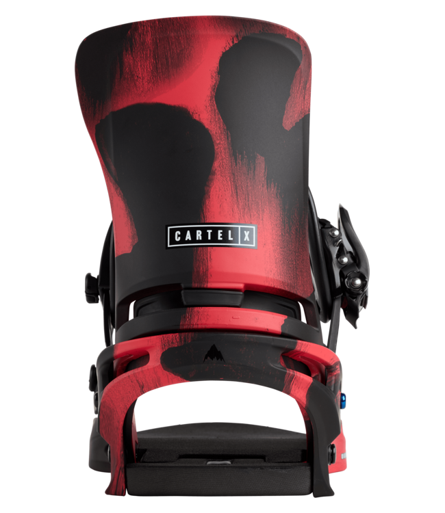 BURTON CARTEL X SNOWBOARD BINDINGS BLACK/RED 2026