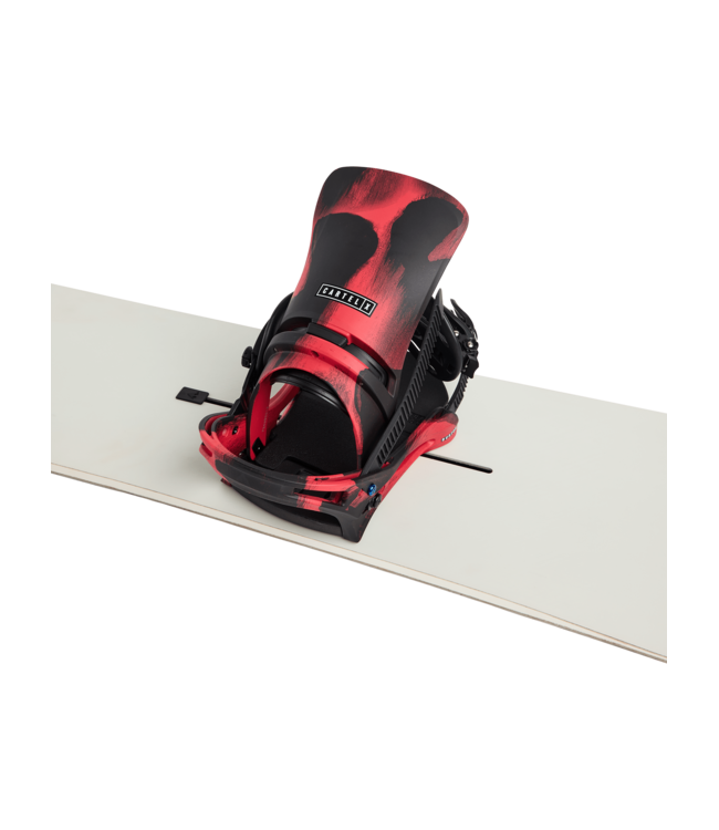 BURTON CARTEL X SNOWBOARD BINDINGS BLACK/RED 2026