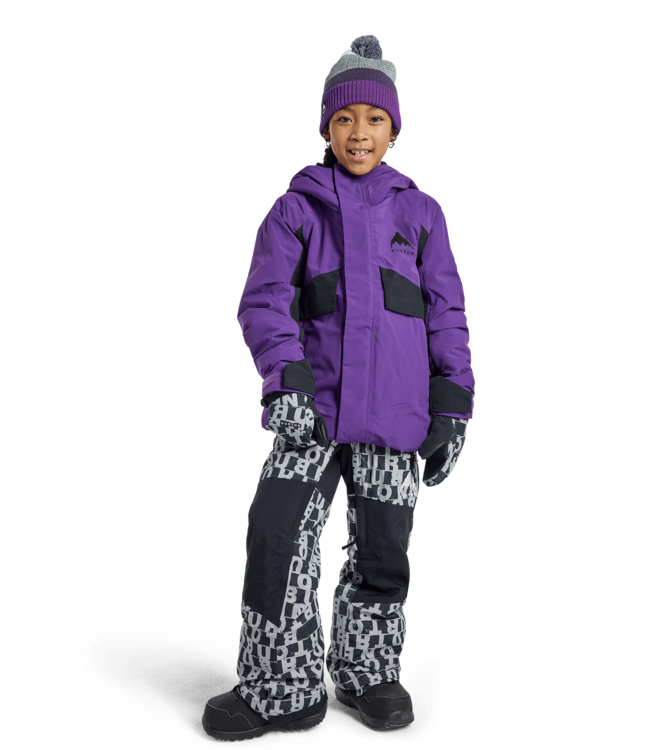 BURTON KIDS ASCUTNEY 2L JACKET IMPERIAL PURPLE/TRUE BLACK 2026