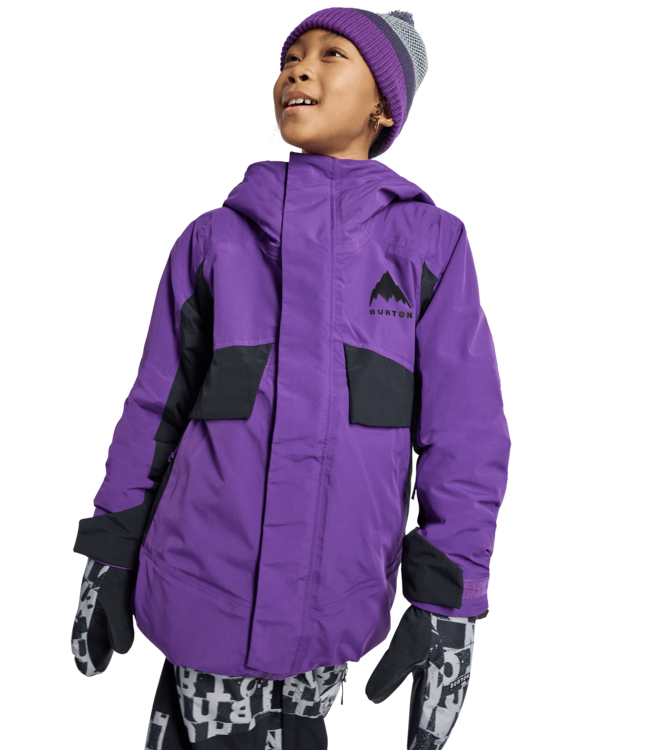BURTON KIDS ASCUTNEY 2L JACKET IMPERIAL PURPLE/TRUE BLACK 2026