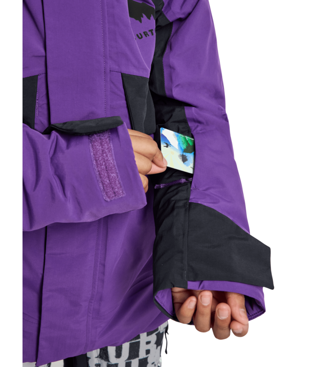 BURTON KIDS ASCUTNEY 2L JACKET IMPERIAL PURPLE/TRUE BLACK 2026