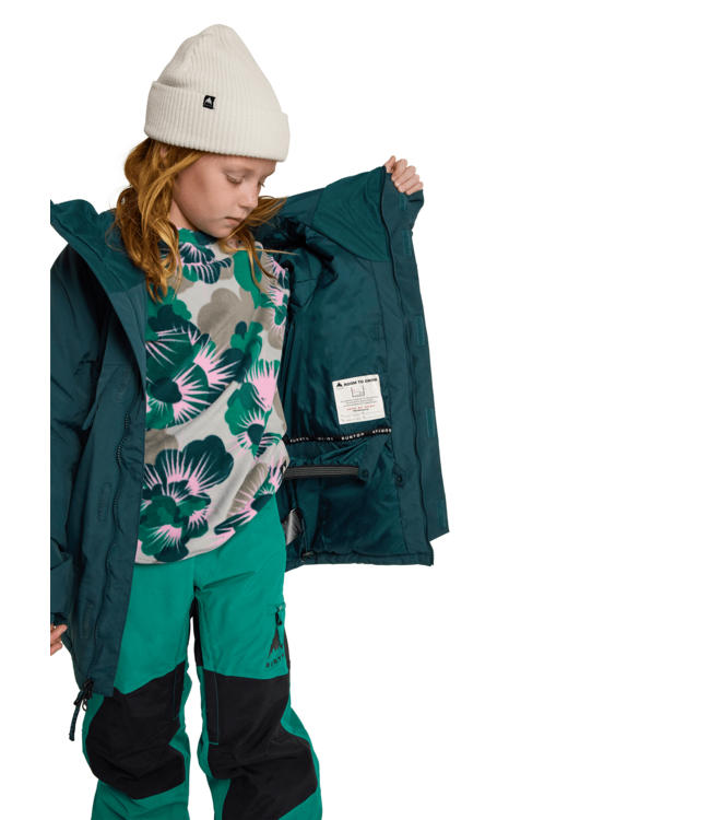 BURTON KIDS ASCUTNEY 2L JACKET DEEP EMERALD 2026