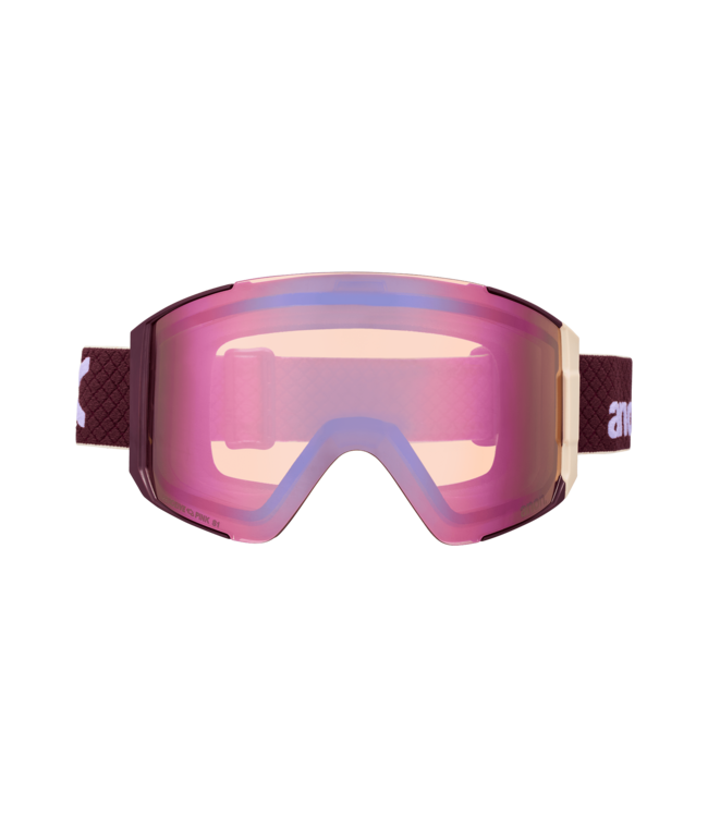 ANON SYNC GOGGLE DEEP CHERRY w/ CLOUDY PINK + VARIABLE BLUE + MFI 2026