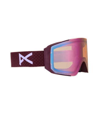 ANON ANON SYNC GOGGLE DEEP CHERRY w/ CLOUDY PINK + VARIABLE BLUE + MFI 2026
