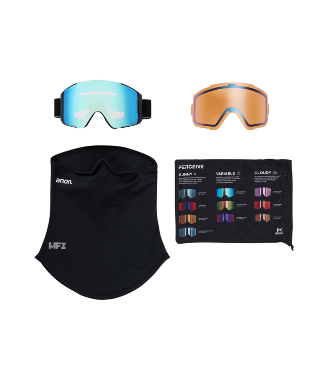 ANON SYNC GOGGLE BLACK w/ VARIABLE BLUE + CLOUDY PINK + MFI 2026