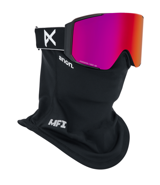 ANON SYNC GOGGLE BLACK w/  SUNNY RED + CLOUDY BURST + MFI 2026