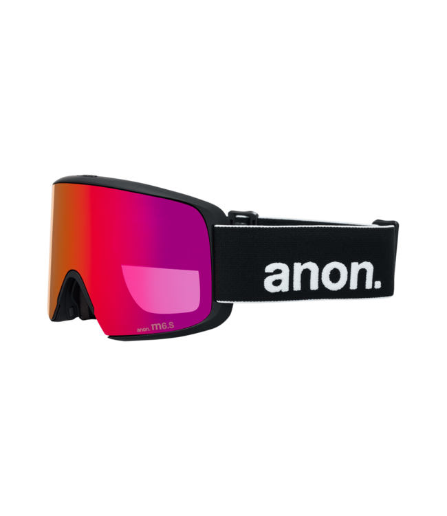 ANON M6S GOGGLE BLACK w/ SUNNY RED + CLOUDY BURST + MFI 2026