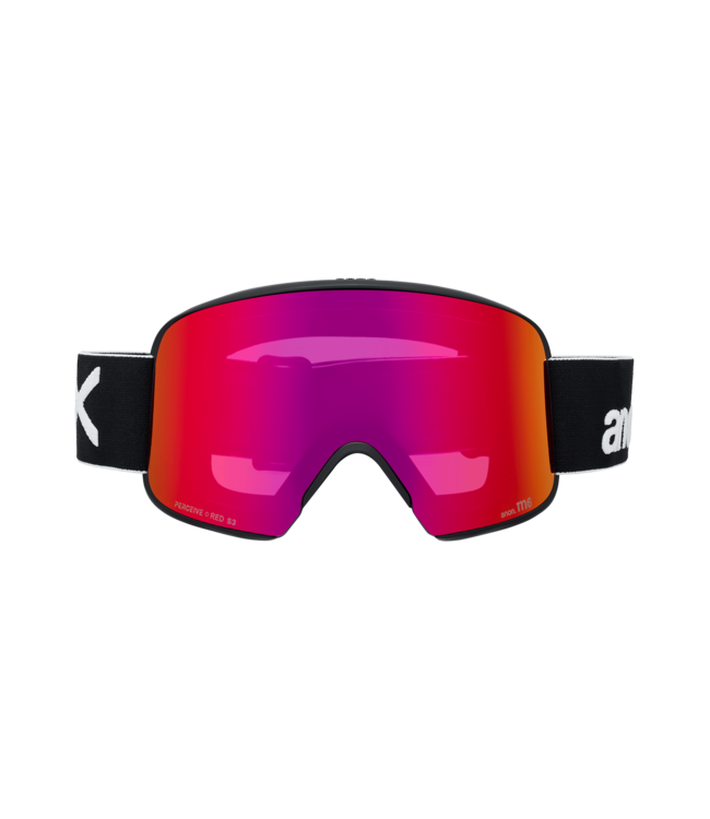 ANON M6 GOGGLE BLACK w/ SUNNY RED + CLOUDY BURST + MFI 2026