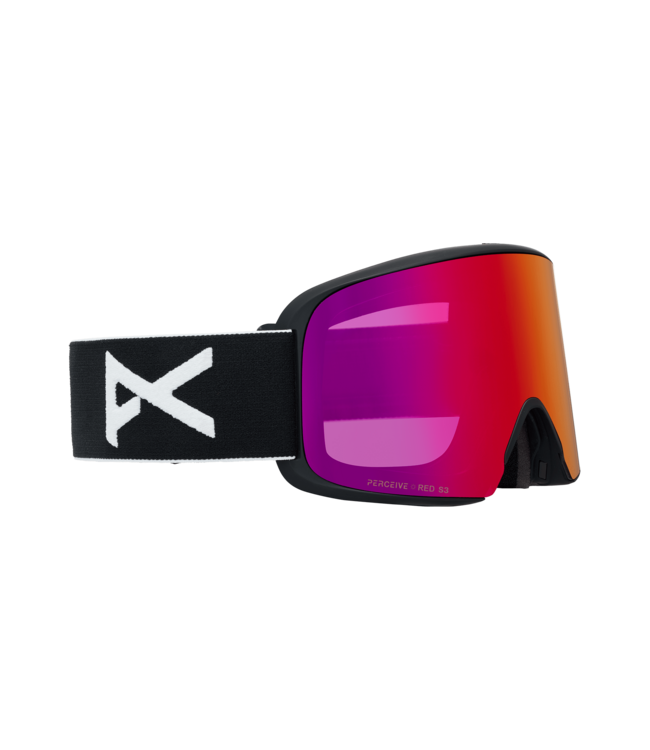 ANON M6 GOGGLE BLACK w/ SUNNY RED + CLOUDY BURST + MFI 2026