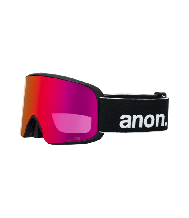 ANON M6 GOGGLE BLACK w/ SUNNY RED + CLOUDY BURST + MFI 2026