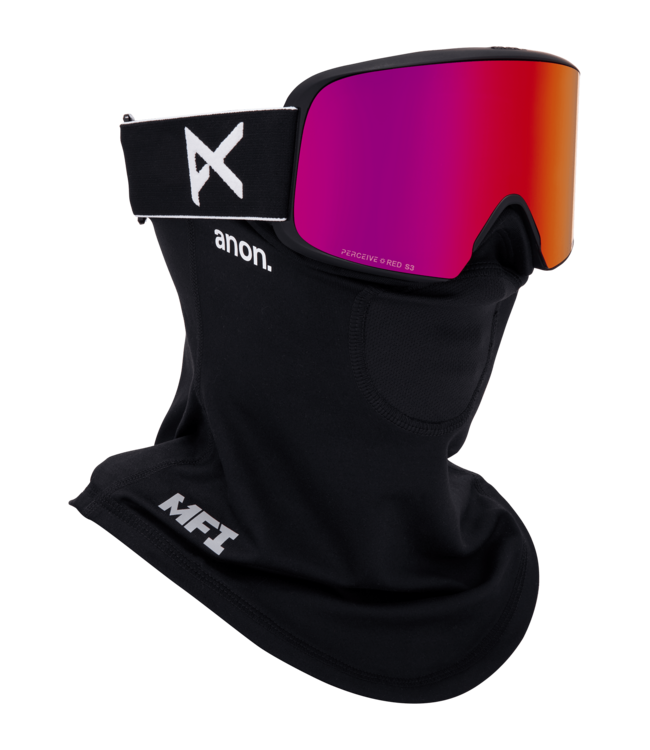ANON M6 GOGGLE BLACK w/ SUNNY RED + CLOUDY BURST + MFI 2026