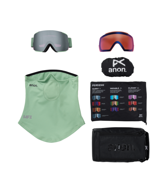 ANON M5S GOGGLE SOFT SAGE w/ SUNNY ONYX + VARIABLE VIOLET + MFI 2026