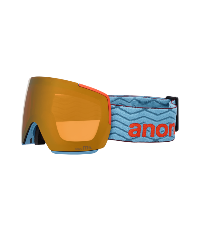 ANON M5 GOGGLE RETRO BLUE w/ SUNNY BRONZE + CLOUDY BURST + MFI 2026