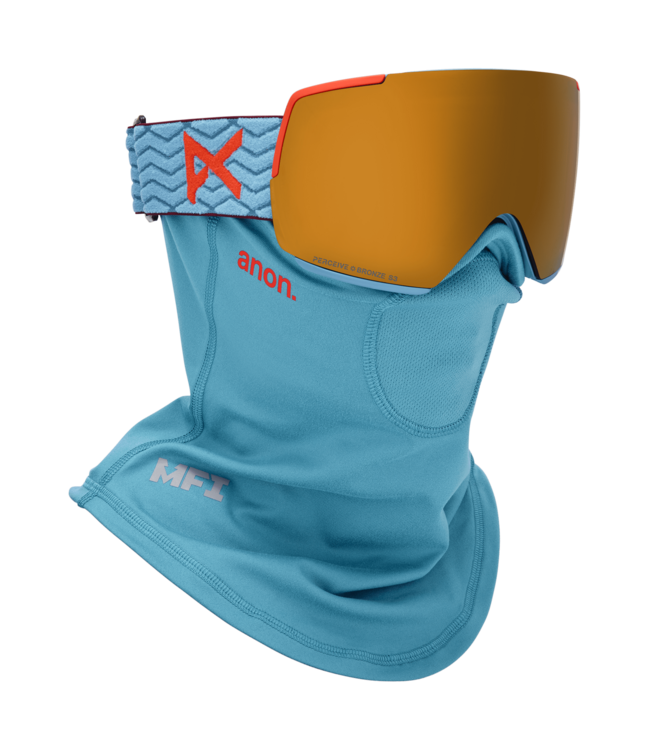 ANON M5 GOGGLE RETRO BLUE w/ SUNNY BRONZE + CLOUDY BURST + MFI 2026