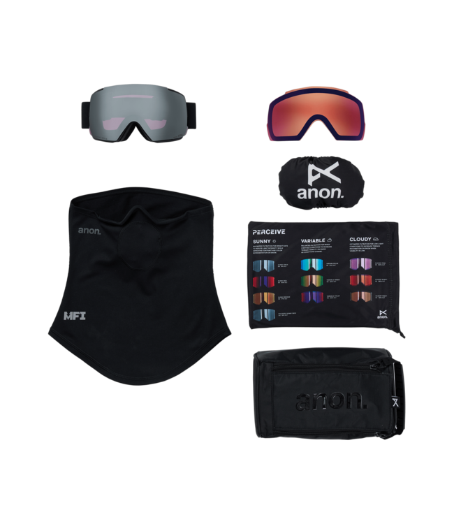 ANON M5 GOGGLE SMOKE w/ SUNNY ONYX + VARIABLE VIOLET 2026