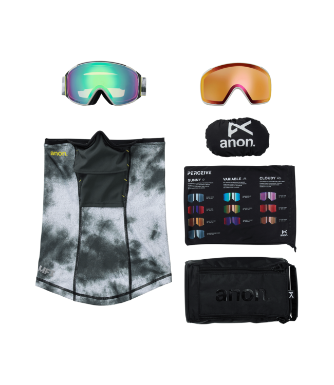 ANON M4S TORIC GOGGLE TILT SHIFT w/ VARIABLE GREEN + CLOUDY PINK + MFI 2026