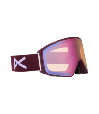 ANON ANON M4S CYLINDRICAL GOGGLE DEEP CHERRY w/ CLOUDY PINK + VARIABLE BLUE + MFI 2026