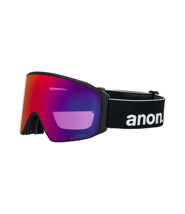 ANON M4S CYLINDRICAL GOGGLE BLACK w/ SUNNY RED + CLOUDY BURST + MFI 2026