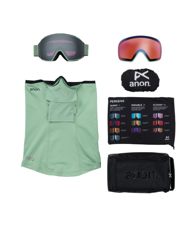 ANON M4 TORIC GOGGLE SOFT SAGE w/ SUNNY ONYX + CLOUDY PINK + MFI 2026