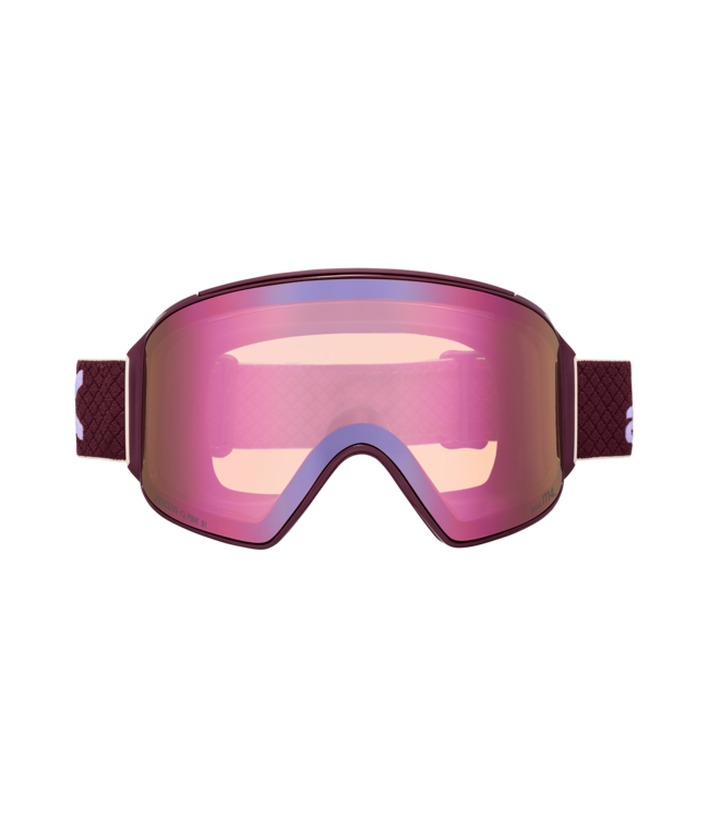 ANON M4 CYLINDRICAL GOGGLE DEEP CHERRY w/ CLOUDY PINK + VARIABLE BLUE + MFI 2026