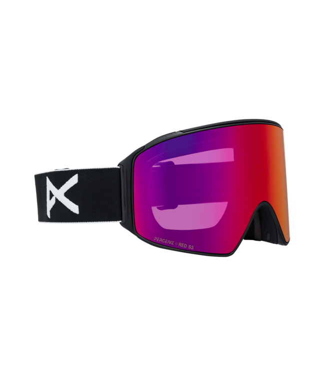 ANON M4 CYLINDRICAL GOGGLE BLACK w/SUNNY RED + CLOUDY BURST 2026