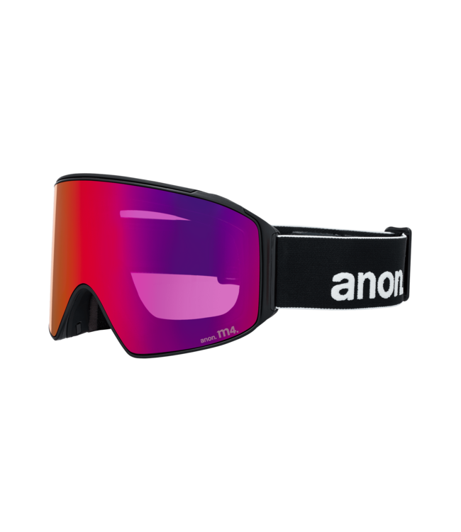 ANON M4 CYLINDRICAL GOGGLE BLACK w/SUNNY RED + CLOUDY BURST 2026
