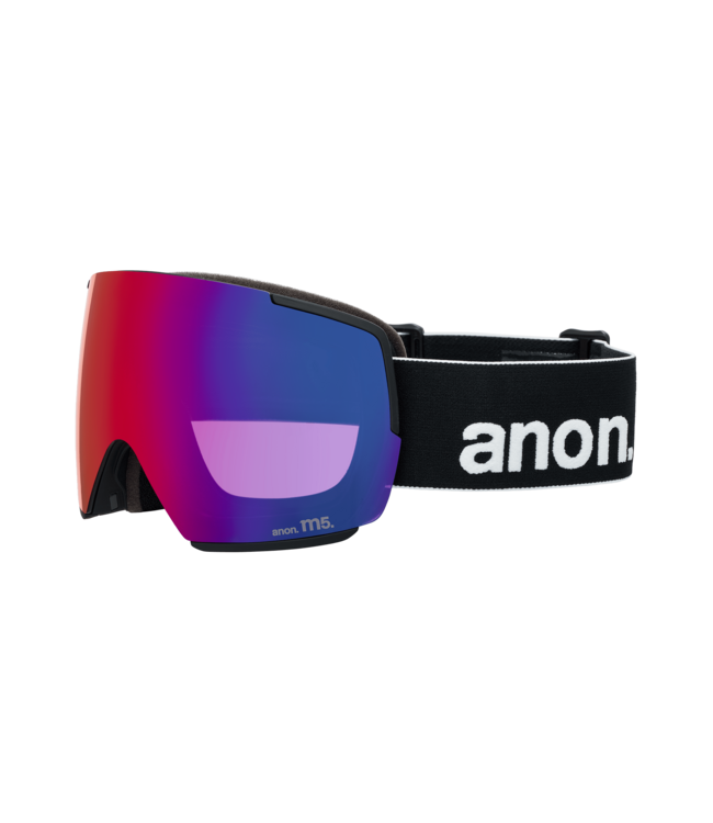 ANON M5 GOGGLE BLACK w/ SUNNY RED + CLOUDY BURST 2026