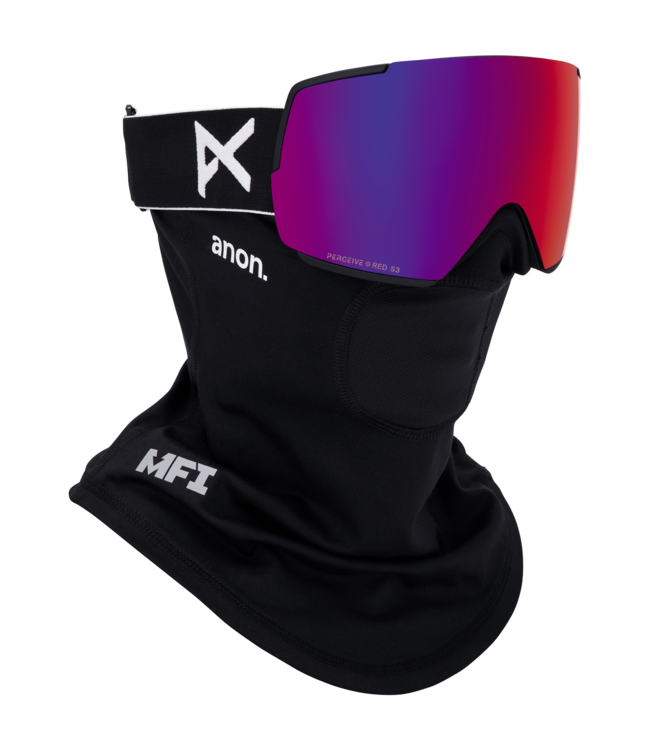ANON M5 GOGGLE BLACK w/ SUNNY RED + CLOUDY BURST 2026