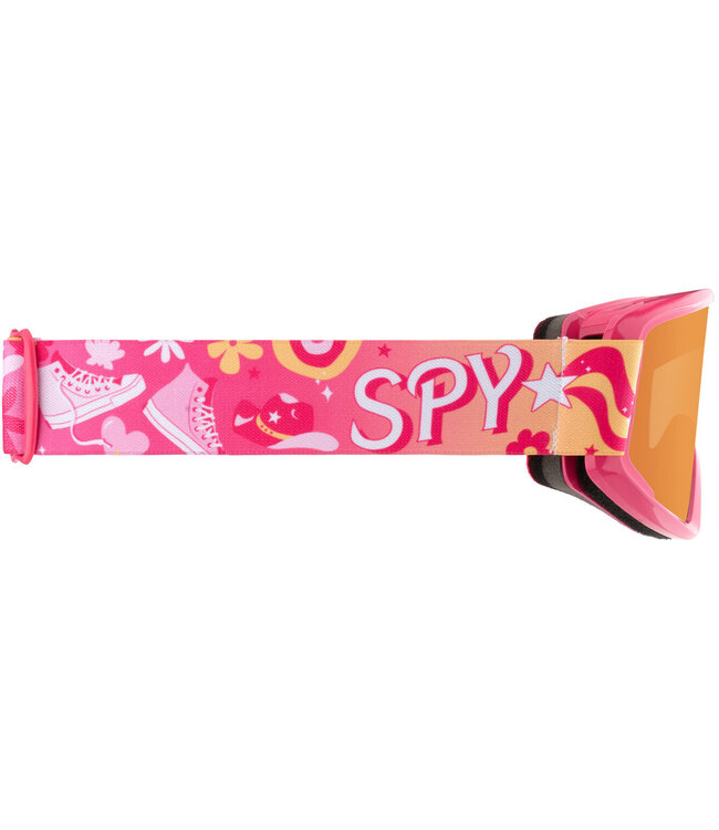 SPY CRUSHER ELITE JR ECO GOGGLE PINK PARTY w/ LL PERSIMMON 2026