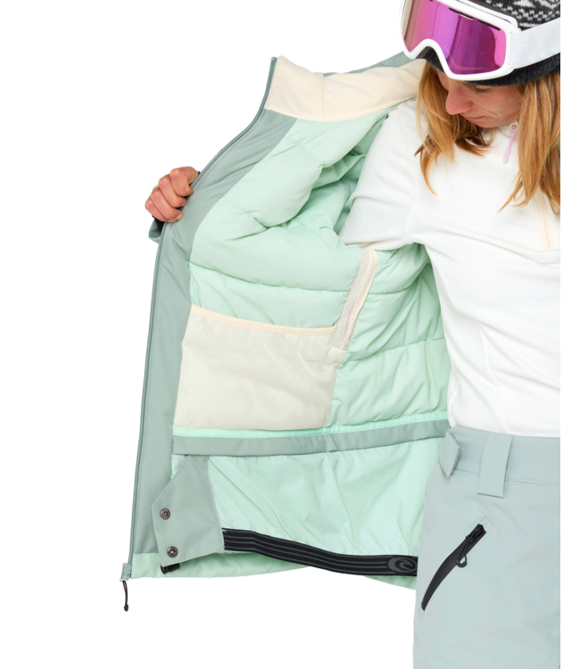 RIP CURL WOMENS ANTI SERIES RELAX SNOWBOARD JACKET 20K/20K MOSS 2026