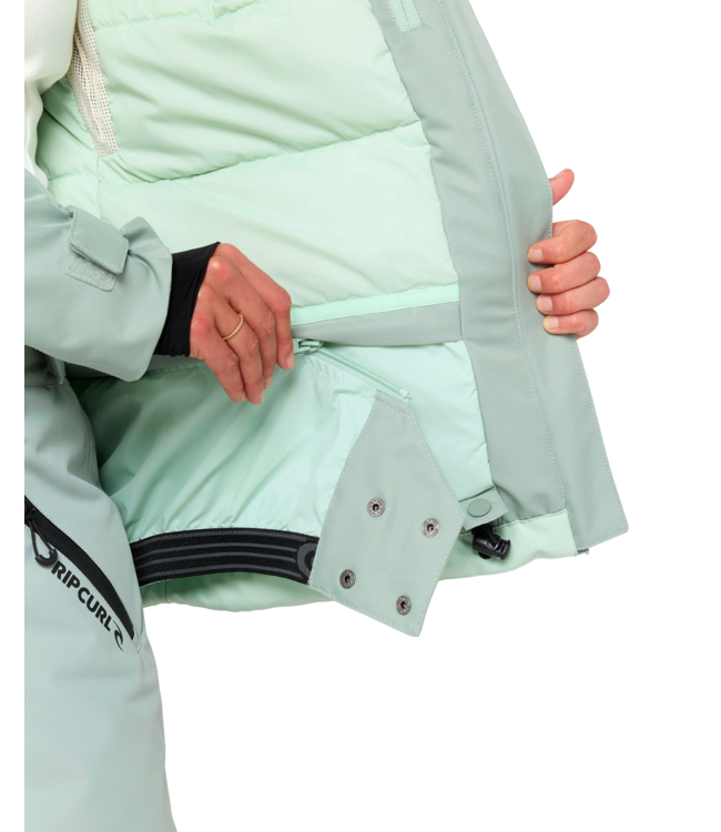RIP CURL WOMENS ANTI SERIES RELAX SNOWBOARD JACKET 20K/20K MOSS 2026