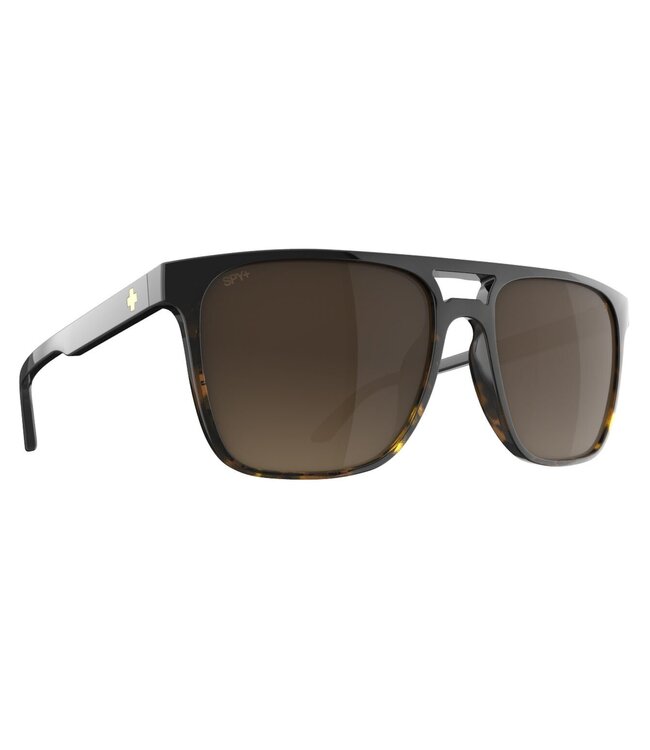 SPY CZAR MATTE BLACK TORT FADE SUNGLASSES w/ HAPPY BROWN FADE 2026