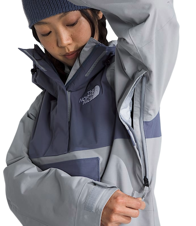 THE NORTH FACE WOMENS DRIFTVIEW ANORAK BLUE FLAX/TWILIGHT GALAXY/BLACK 2026