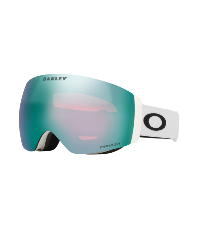 OAKLEY FLIGHT DECK PRO M GOGGLE MATTE WHITE w/PRIZM SAPHIRE + PRIZM ICED IRIDIUM 2026
