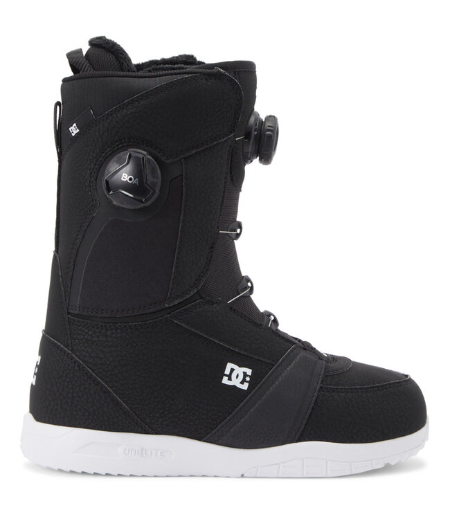 DC WOMENS LOTUS SNOWBOARD BOOT BLACK/ WHITE 2026