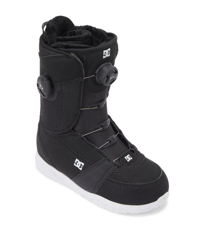 DC WOMENS LOTUS SNOWBOARD BOOT BLACK/ WHITE 2026