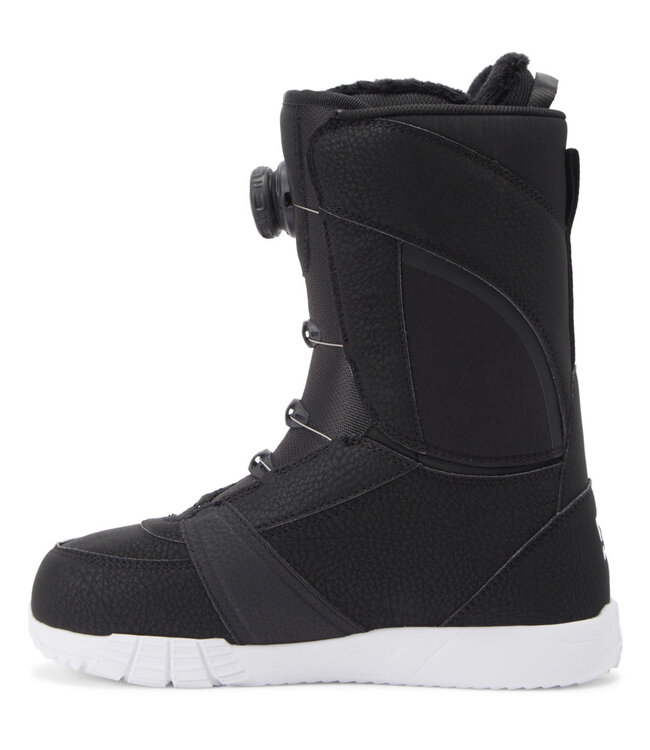 DC WOMENS LOTUS SNOWBOARD BOOT BLACK/ WHITE 2026