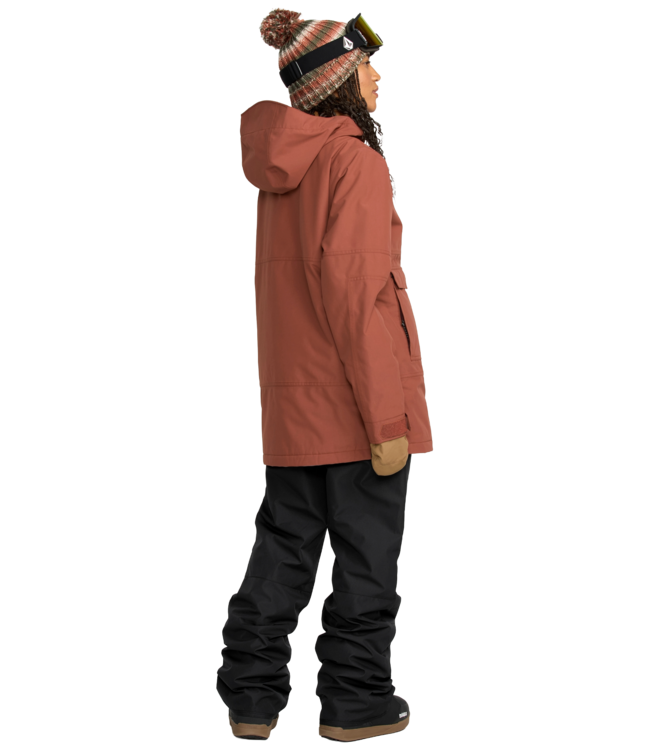 VOLCOM QC CRUISER INSULATED PARKA JACKET HENNA 2026