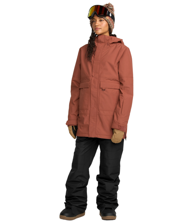 VOLCOM QC CRUISER INSULATED PARKA JACKET HENNA 2026