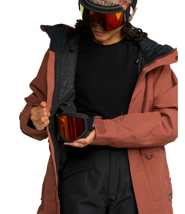 VOLCOM QC CRUISER INSULATED PARKA JACKET HENNA 2026