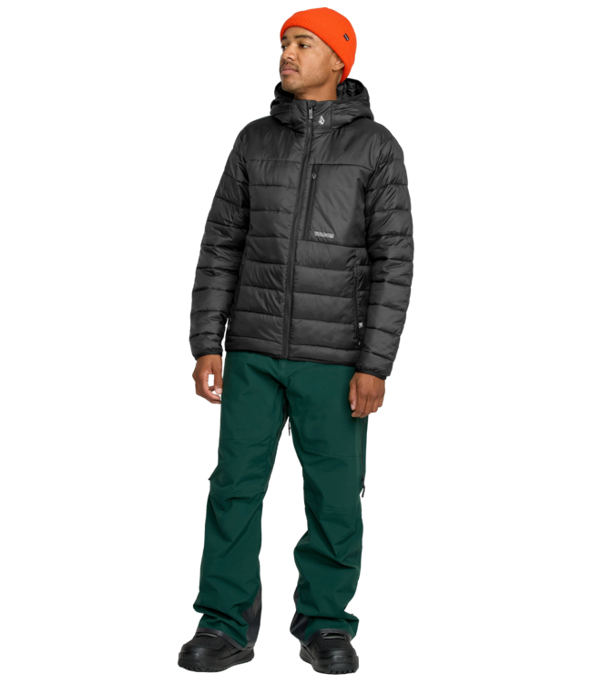 VOLCOM PUFF PUFF HOODED JACKET BLACK 2026