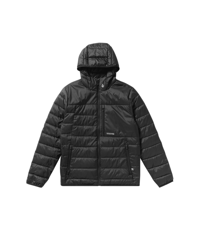 VOLCOM PUFF PUFF HOODED JACKET BLACK 2026