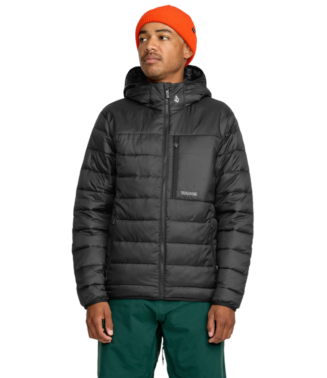 VOLCOM PUFF PUFF HOODED JACKET BLACK 2026