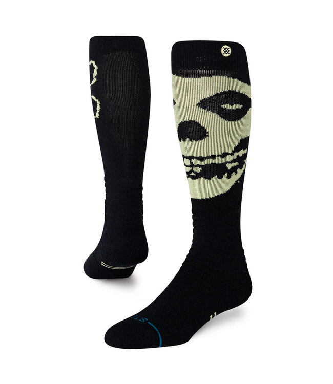 STANCE MENS MISFITS WOOL SOCKS BLACK 2026