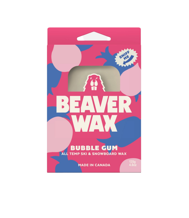 BEAVER WAX BUBBLE GUM SNOW WAX 135G 2026