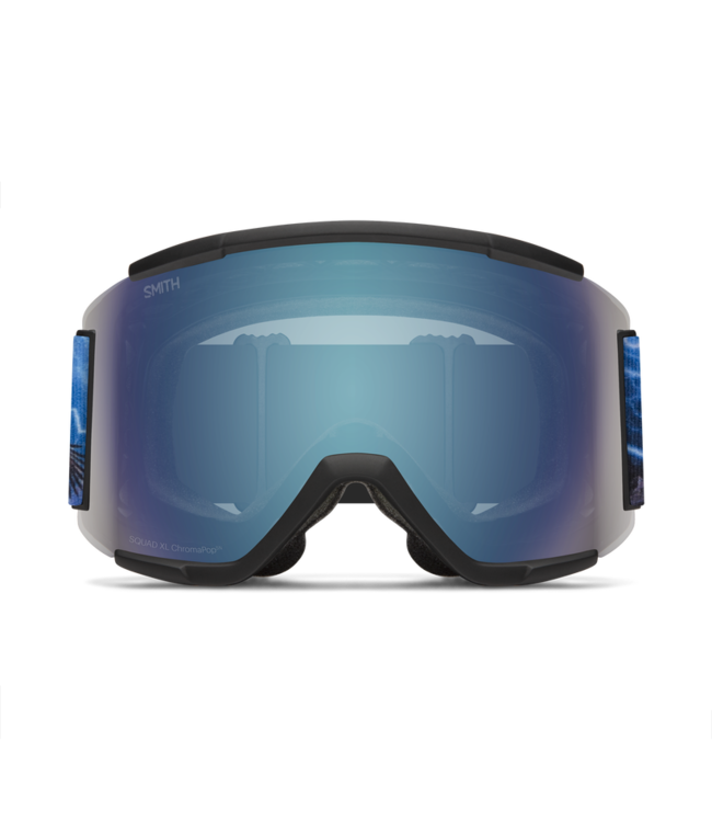 SMITH SQUAD XL LOWBRIDGE FIT GOGGLE OPEN ROAD w/ CHROMAPOP EVERYDAY BLUE MIRROR + CHROMAPOP STORM BLUE MIRROR 2026