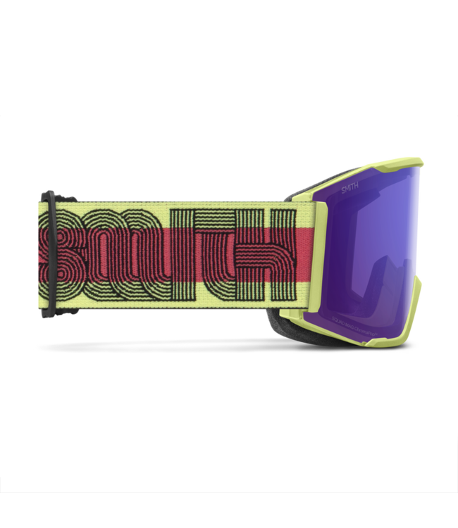 SMITH SQUAD MAG LOWBRIDGE FIT GOGGLE SERPENTINE w/ CHROMAPOP EVERYDAY VIOLET MIRROR + CHROMAPOP STORM AMBER 2026