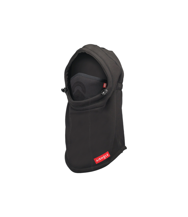 2026 AIRHOLE AIRHOOD LASER POLAR FACE MASK HOOD BLACK